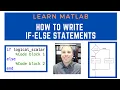 How to write if-else statements