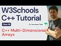 C Tutorial C Multi Dimensional Arrays W3Schools Object Oriented Programming using C Tuto