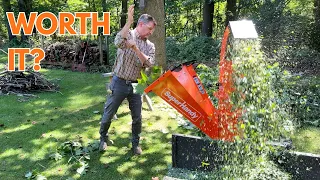 How to Assemble, Start & Use the SuperHandy 4-Inch Tow-Behind Wood Chipper Review