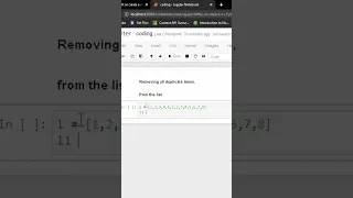 python trick to remove duplicate elements from the list
