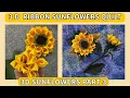 Sunflower Ribbon Art Quilt Part 3