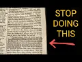 How To Mark-Up a Bible What I Would Do