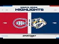 NHL Highlights Canadiens vs Predators - March 5 2024