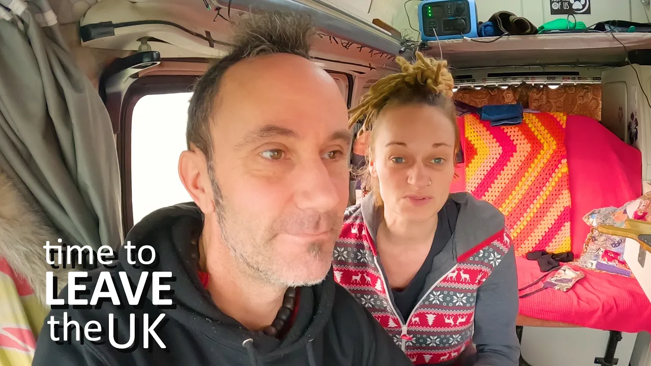 HORRENDOUS WEATHER and NIGHTMARE LOCALS - (VAN LIFE UK) TIME TO LEAVE