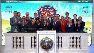 Jersey Mike s NYSE JMKE Rings The Opening Bell