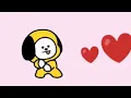 BT21 CHIMMY SENDING HEART GIF