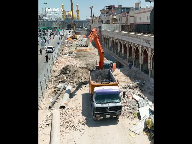 ⁣تعرف على الأعمال الجارية في سرداب باب القبلة الكبير.