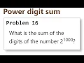 Project Euler Problem 16