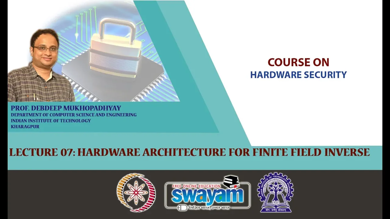 Lecture 07 : Hardware Architecture for Finite Inverse