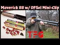 Mossberg Maverick 88 w OPSol Mini-Clip to Use 12 Ga Mini-Shells - TheFirearmGuy