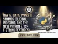 Day 5 Python Strings Indexing Slicing F-Strings EDULEXIS