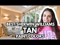 10 BEST Sherwin Williams TAN Paint Colors
