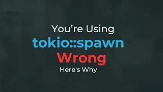 await vs join vs tokio spawn Async Rust Concurrency FINALLY Explained