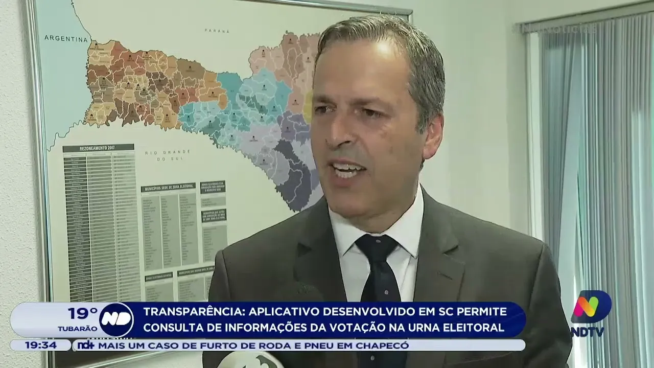 Aplicativo permite consulta de informações da votação na urna eleitoral