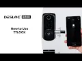 DESLOC B200 How to Use TTLock App Smart Lock Setup Guide