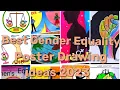 How to draw Gender Equality Drawing Poster making ideas Woman s day Poster drawing