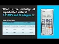 Steam Table Interpolation Single and Double Interpolation