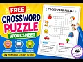 Free Crossword Puzzle Worksheet Generator TinyTreks