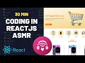 ASMR Coding Creating an E-commerce Landing Page in ReactJS Relaxing Programming Tutorial