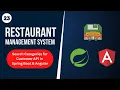 Restaurant Management System-SpringBoot Angular Search Categories for Customer GET API Part 23