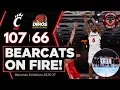 Cincinnati Bearcats Drain 20 THREES in Bahamas Blowout College Basketball Recap UC Highlights