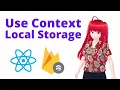 REACT State Simplified Use Context Hook Local Storage and Use Effect Hook