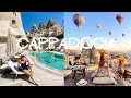 VLOG Cappadocia Turkey Hot Air Balloon Ride Underground City Sultan Cave Hotel