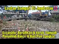 Lautan Sampah Di Jembatan‼️ Excavator Bersihkan \u0026 keruk Sampah Penyebab Banjir #dedimulyadi #kdm
