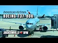 American Airlines Boeing 737-800 Wing View I Jacksonville to Dallas Fort Worth