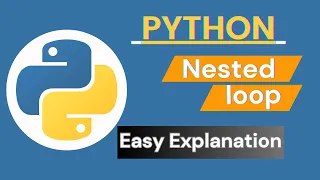 Python nested loop in hindi I Nested for loop in Python I Nested loop Python