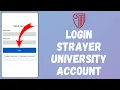 How to Login to Strayer University Account 2024 Sign In to Strayer University Account