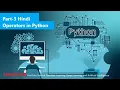 Python Programming Part-3 Operators in Python RC Studio Hindi