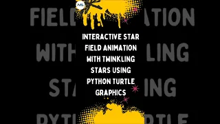 Create an Interactive Star Field in 60 Seconds Python Turtle Animation