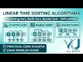 Linear Time Sorting Algorithms Counting Sort Radix Sort Bucket Sort Explained VU Gate