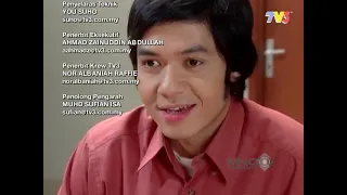 tv3 continuity 25 november 2006 ibnor riza senario sayangku oii berdiri seorang perindu