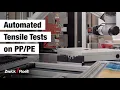 Robotic Testing System roboTest N for Tensile Tests on
