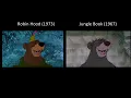 Reused animation in Robin Hood's "The Phony King of England" (1973)