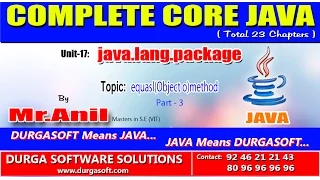 Core Java - java lang package