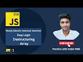 JavaScript ES6 Destructuring Array in 5 minutes