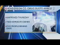 Five arrested in Henderson County after major drug busts