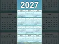 Lagu 2027 Calendar