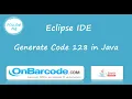 How to create print Code 128 barcodes using OnBarcode Java Code 128 Barcode Generator library