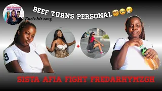 sista afia fights freda rhymes at tv3 premises yawa don drop eno drop hit song 