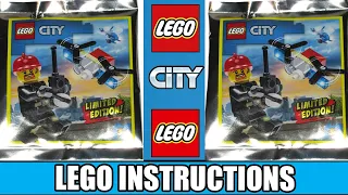 LEGO Instructions | City Magazine | 952002 | Fireman and Drone