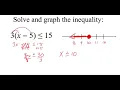 5 3 Solve Multi-Step Inequalities