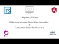 Angular 5 Difference between Model View Controller and Component based architecture With Example