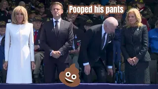 Joe Biden Pooped His Pants at the D-Day Ceremony