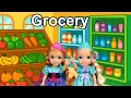 Download Lagu Grocery store!  Elsa \u0026 Anna toddlers are shopping - Barbie dolls
