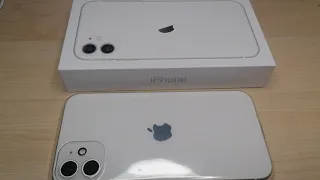iphone 11 unboxing + accessories 2022 | white 128gb ☁️🤍