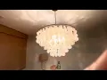 Review Wellmet Natural Capiz Shell Chandelier Coastal
